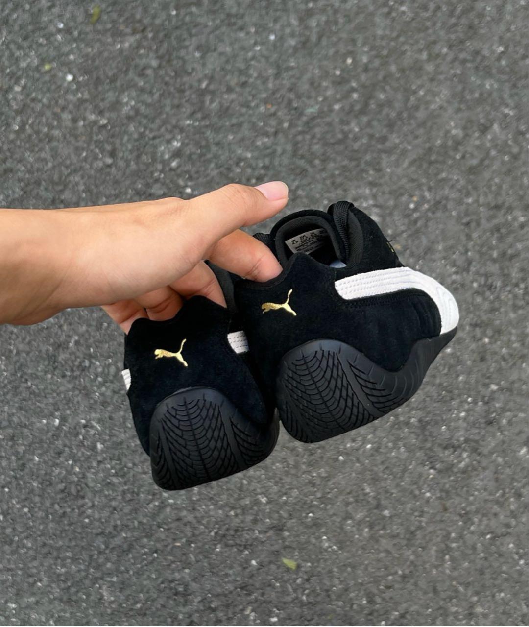 PUMA Черные замшевые кроссовки, фото 7
