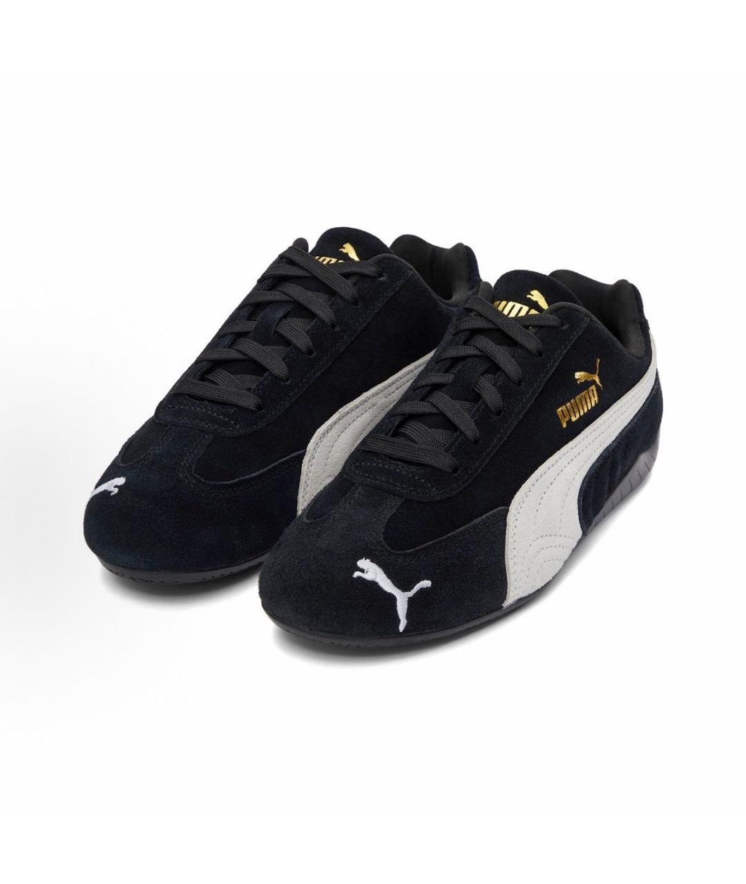 PUMA Черные замшевые кроссовки, фото 2