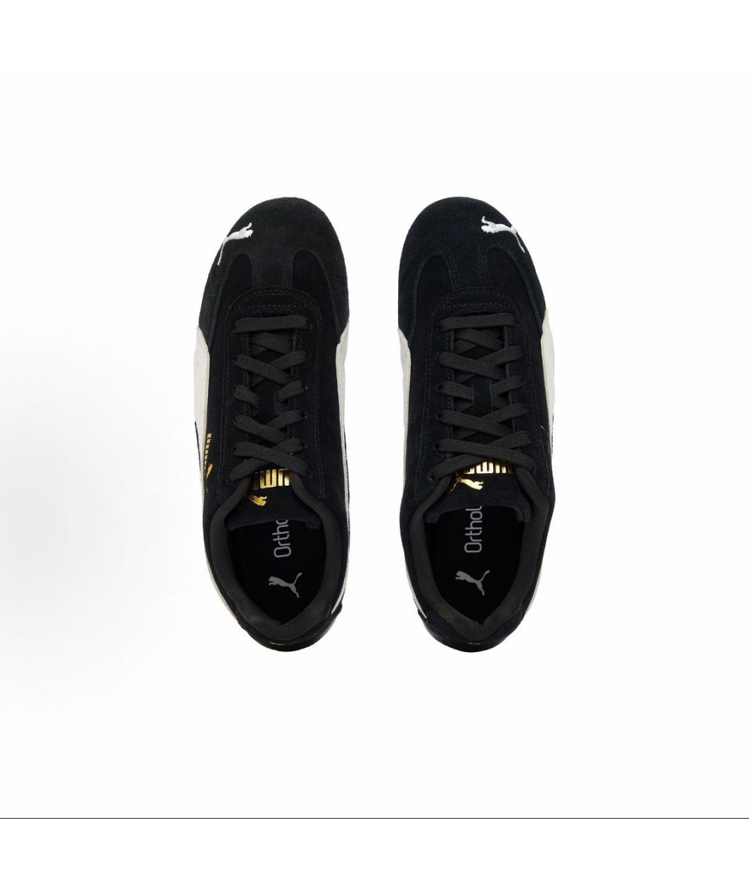 PUMA Черные замшевые кроссовки, фото 3