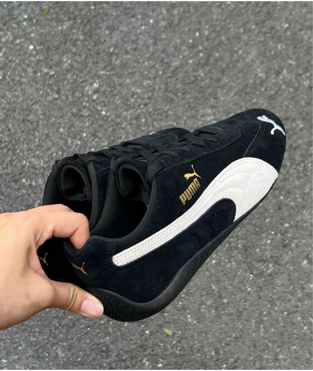 PUMA Черные замшевые кроссовки, фото 6
