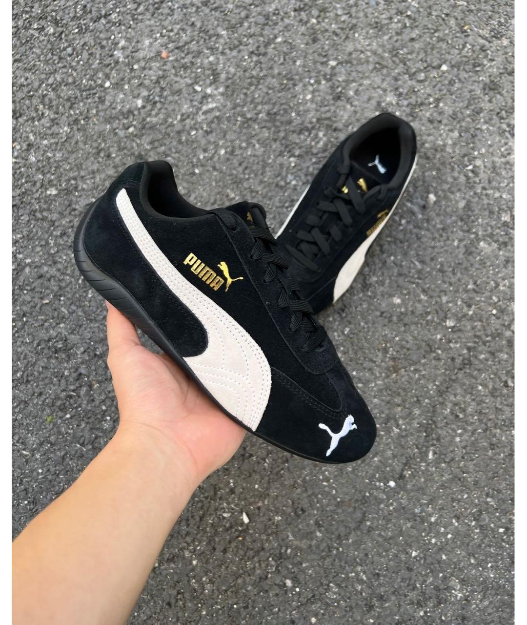 PUMA Черные замшевые кроссовки, фото 5
