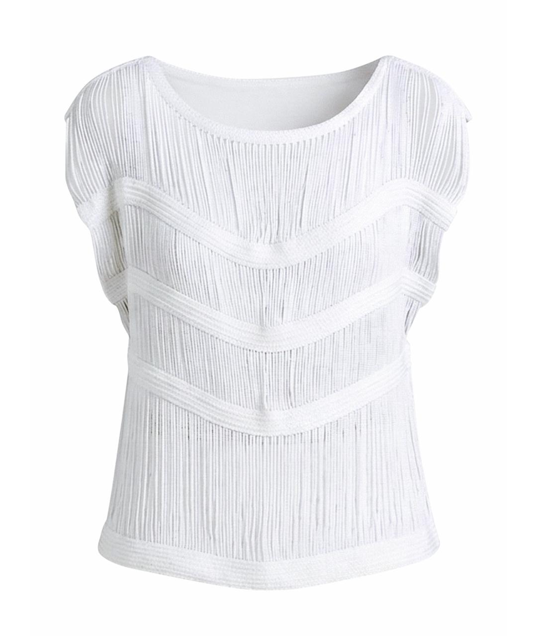 LIVIANA CONTI Белая вискозная футболка, фото 1