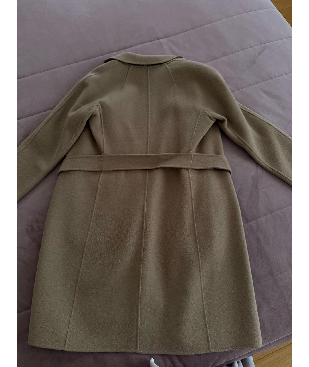 'S MAX MARA Бежевое шерстяное пальто, фото 3