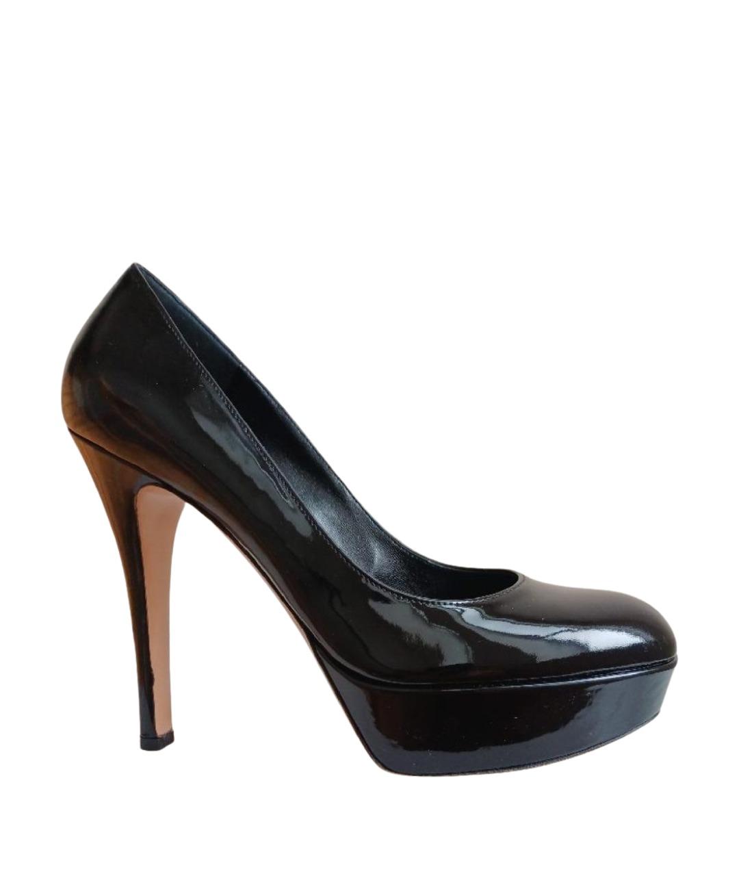 GIANVITO ROSSI Черные туфли из лакированной кожи, фото 1