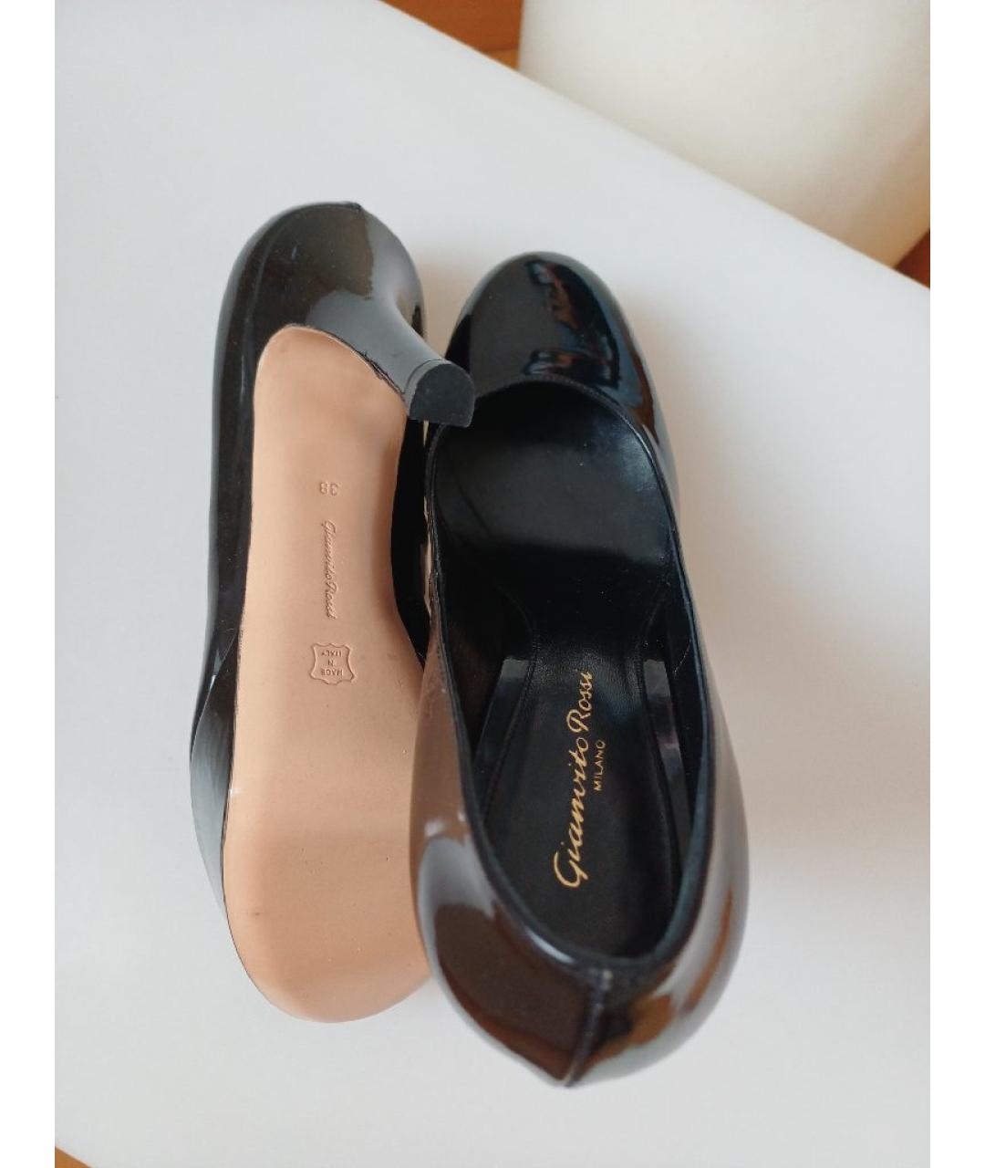 GIANVITO ROSSI Черные туфли из лакированной кожи, фото 9