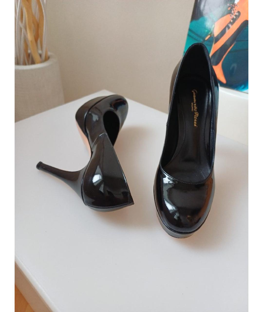 GIANVITO ROSSI Черные туфли из лакированной кожи, фото 3