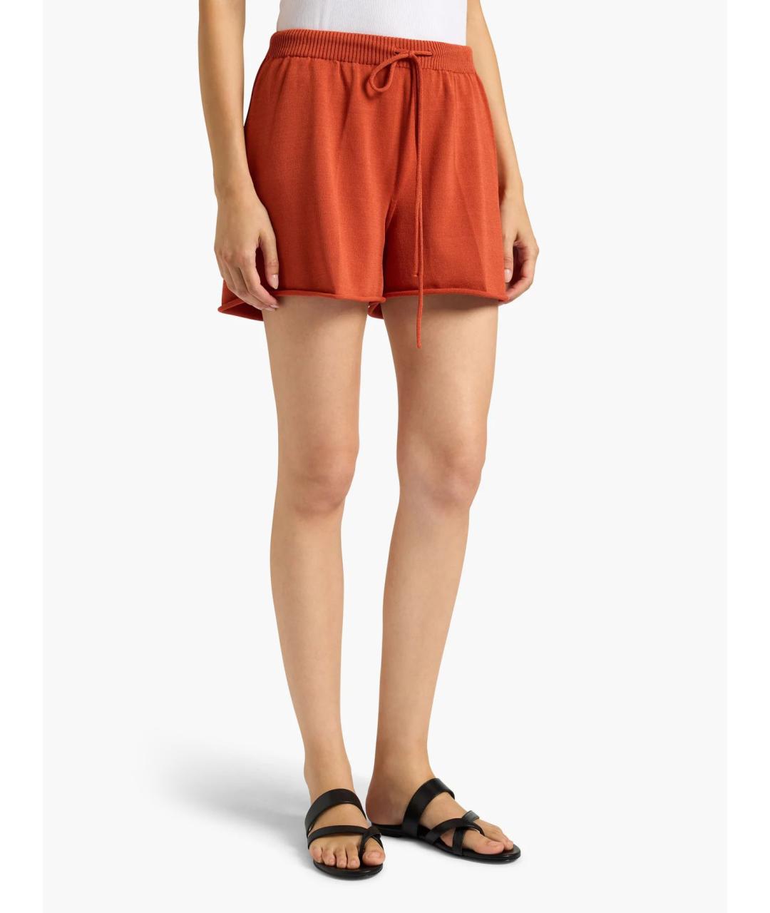 LIVIANA CONTI Оранжевое вискозные шорты, фото 3