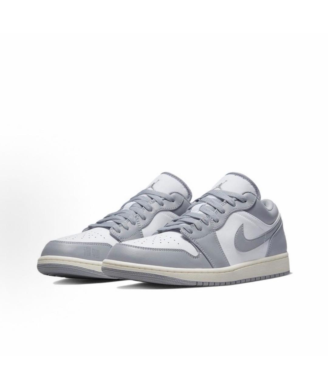 JORDAN Серые кожаные кроссовки, фото 2