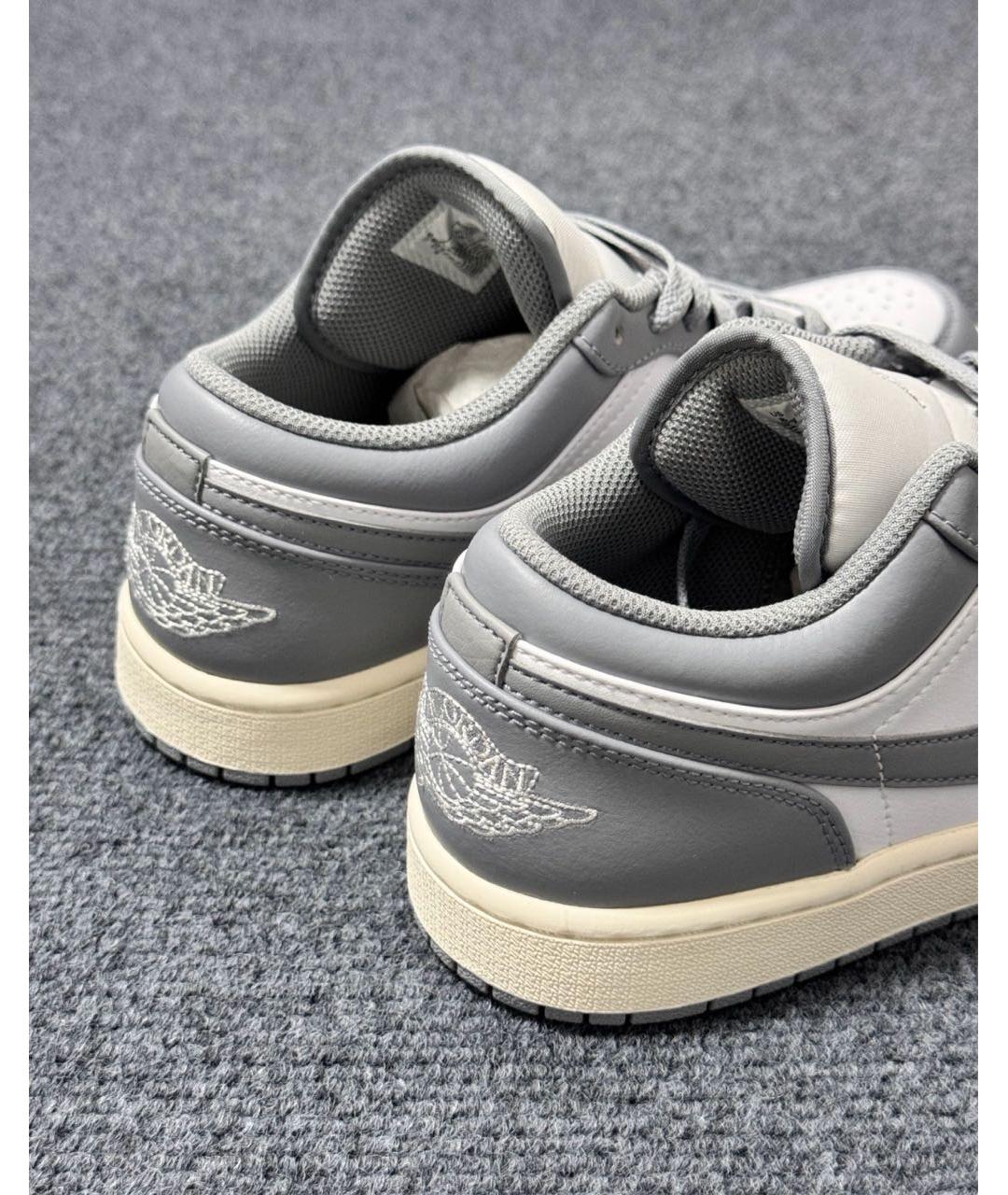 JORDAN Серые кожаные кроссовки, фото 7