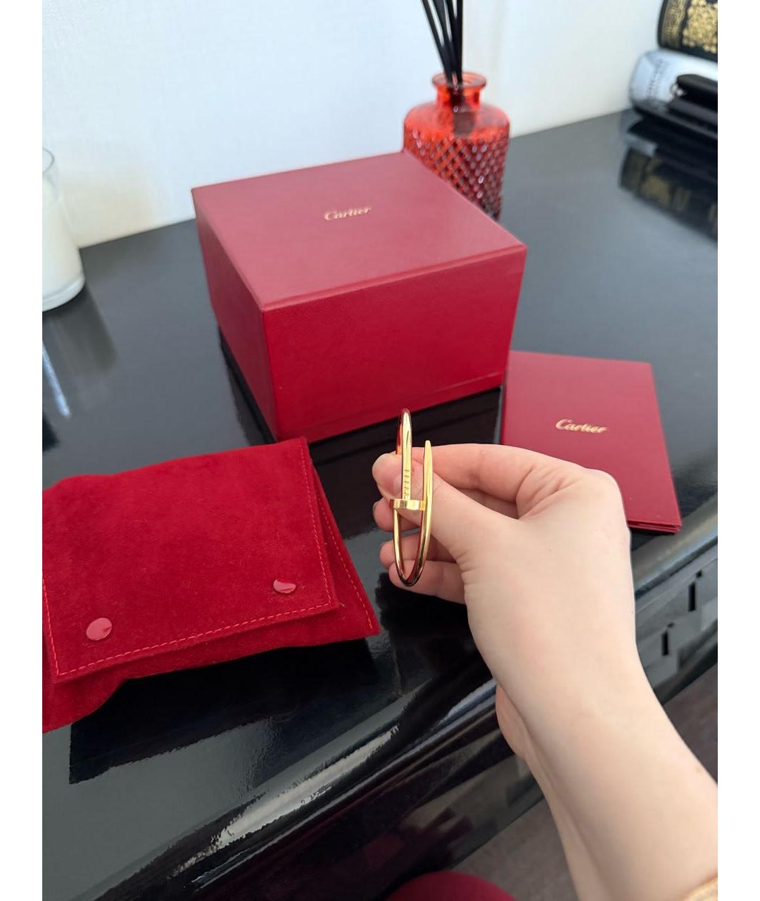 CARTIER Желтый браслет из желтого золота, фото 5