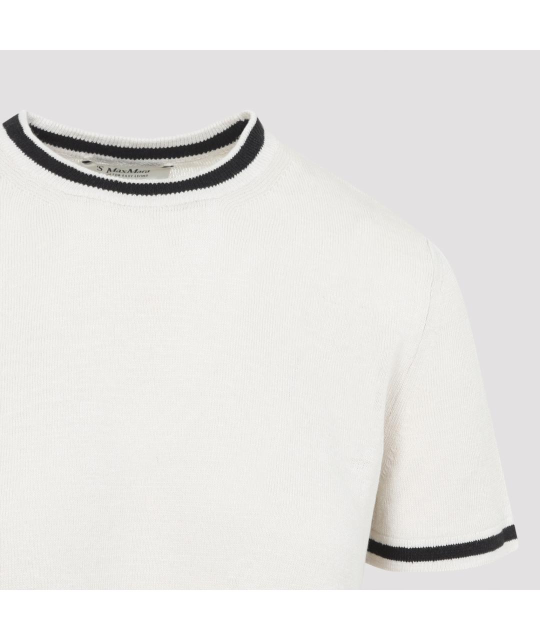 'S MAX MARA Белый джемпер / свитер, фото 4