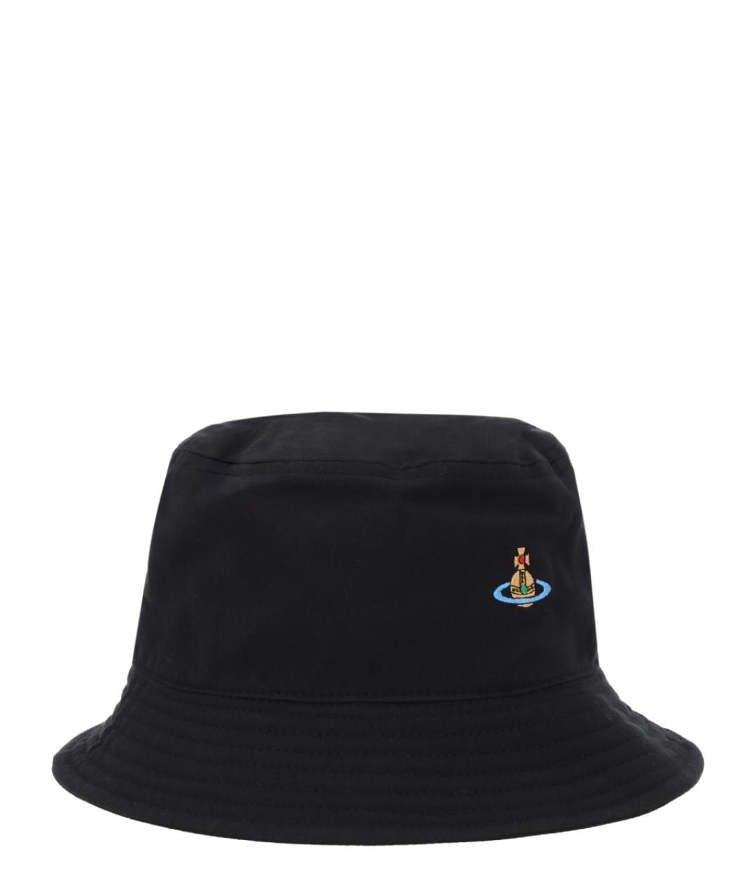 VIVIENNE WESTWOOD Черная хлопковая панама, фото 2