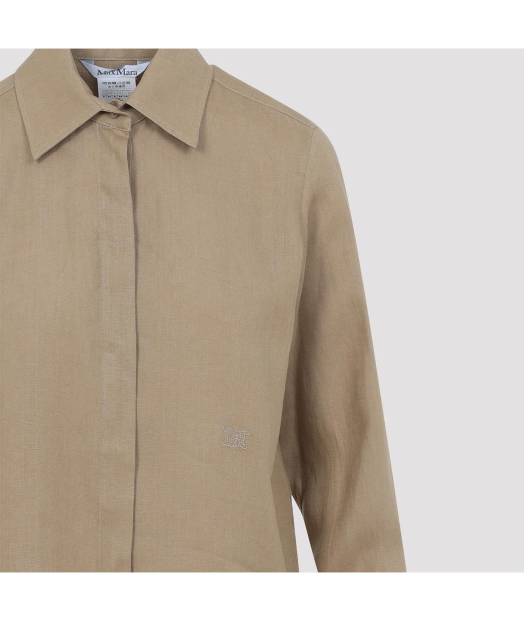 MAX MARA Льняная рубашка, фото 4