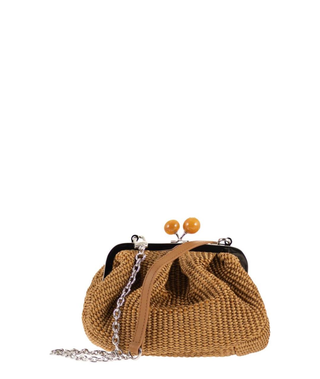 WEEKEND MAX MARA Коричневая сумка через плечо, фото 2