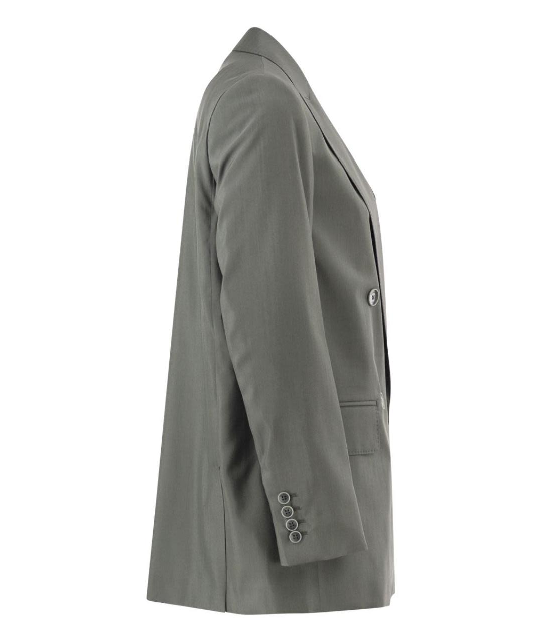 MAX MARA Зеленый шерстяной жакет/пиджак, фото 3