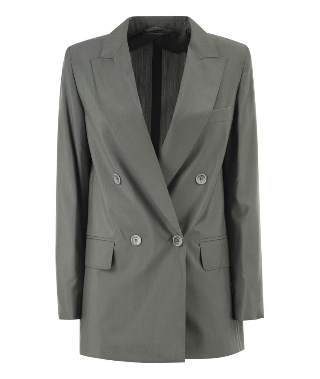 MAX MARA Зеленый шерстяной жакет/пиджак, фото 1