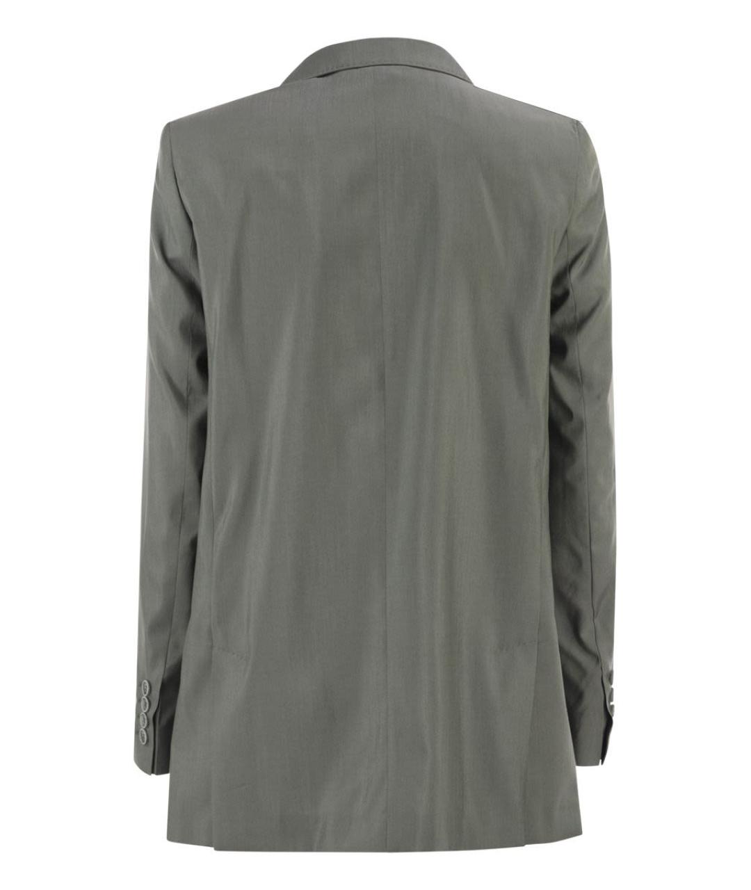 MAX MARA Зеленый шерстяной жакет/пиджак, фото 2