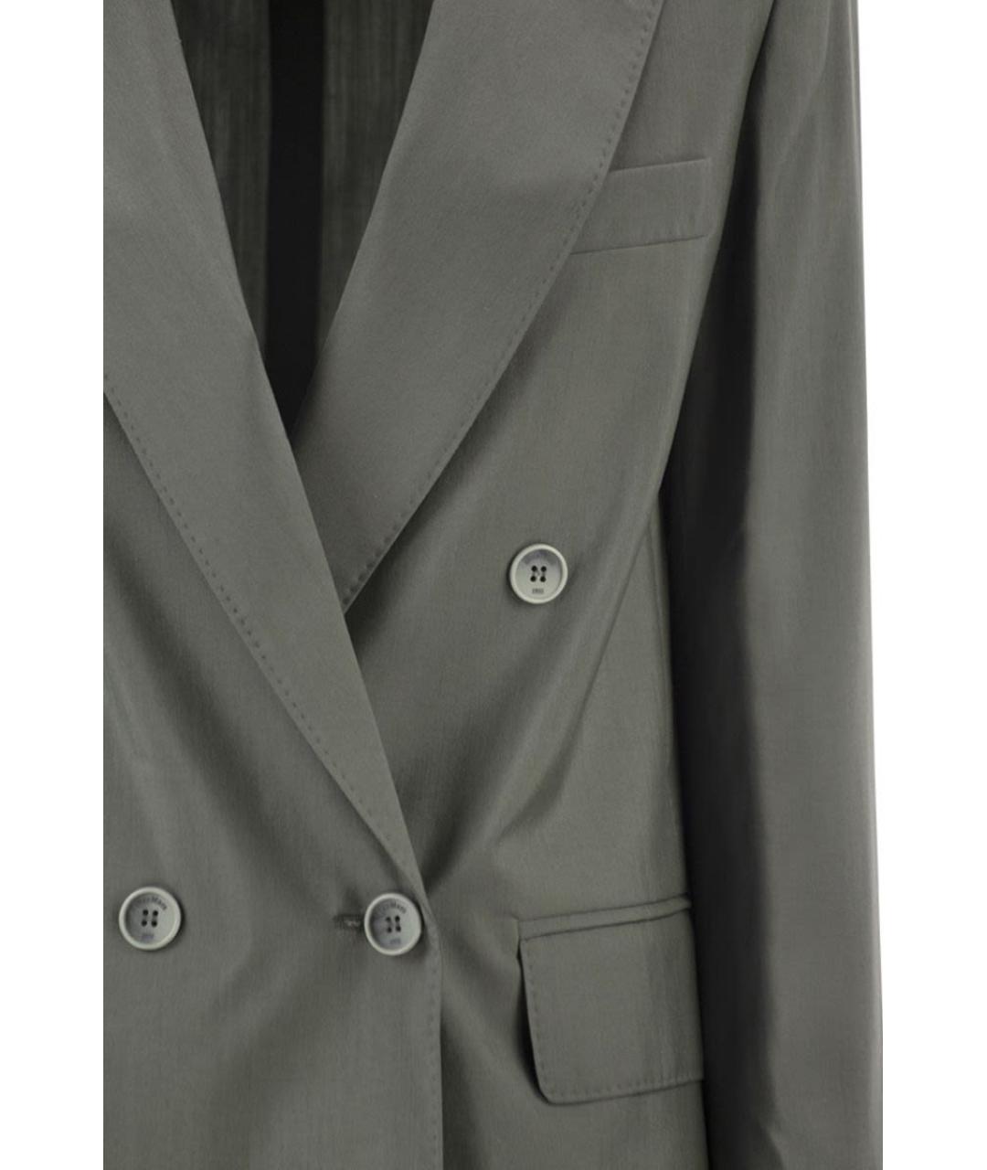 MAX MARA Зеленый шерстяной жакет/пиджак, фото 4