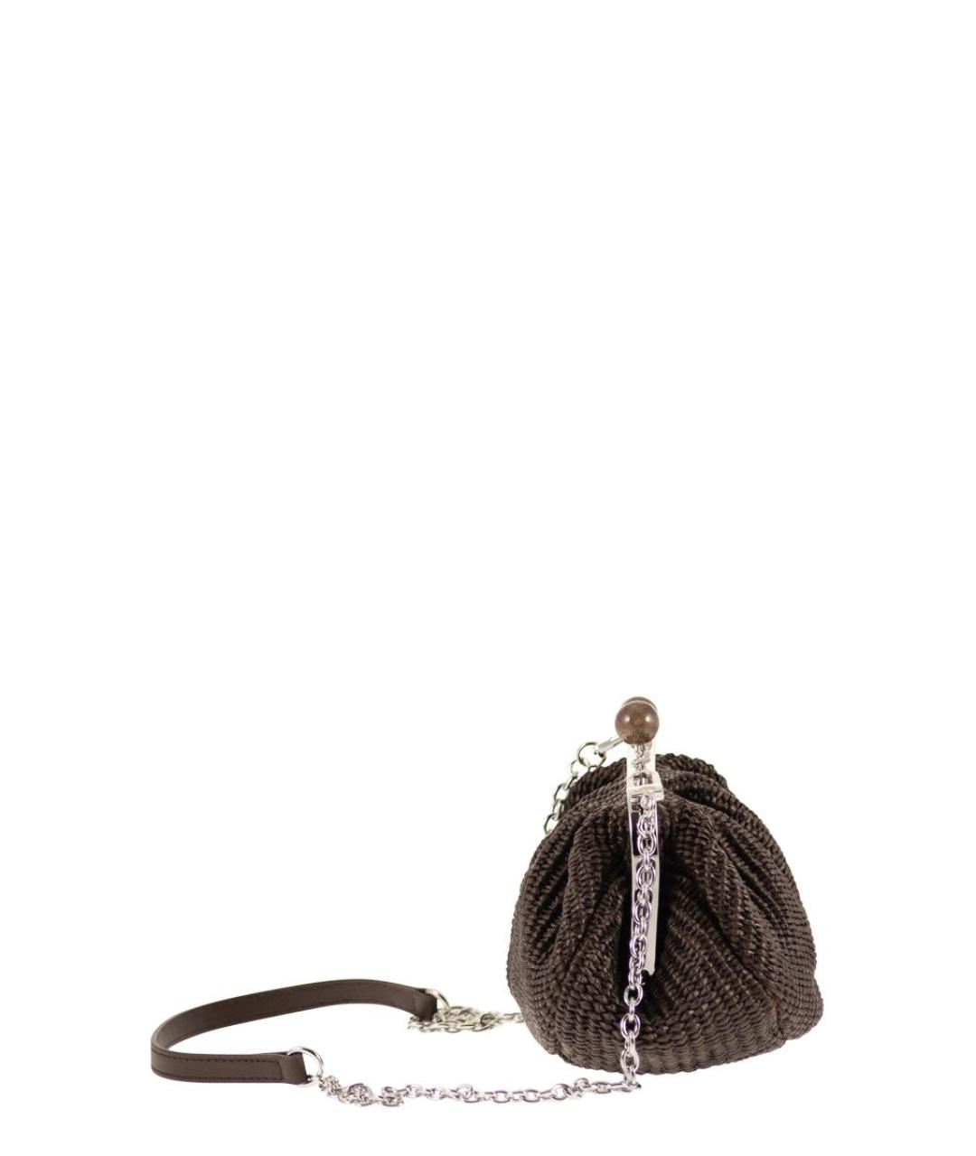 WEEKEND MAX MARA Коричневая сумка через плечо, фото 3