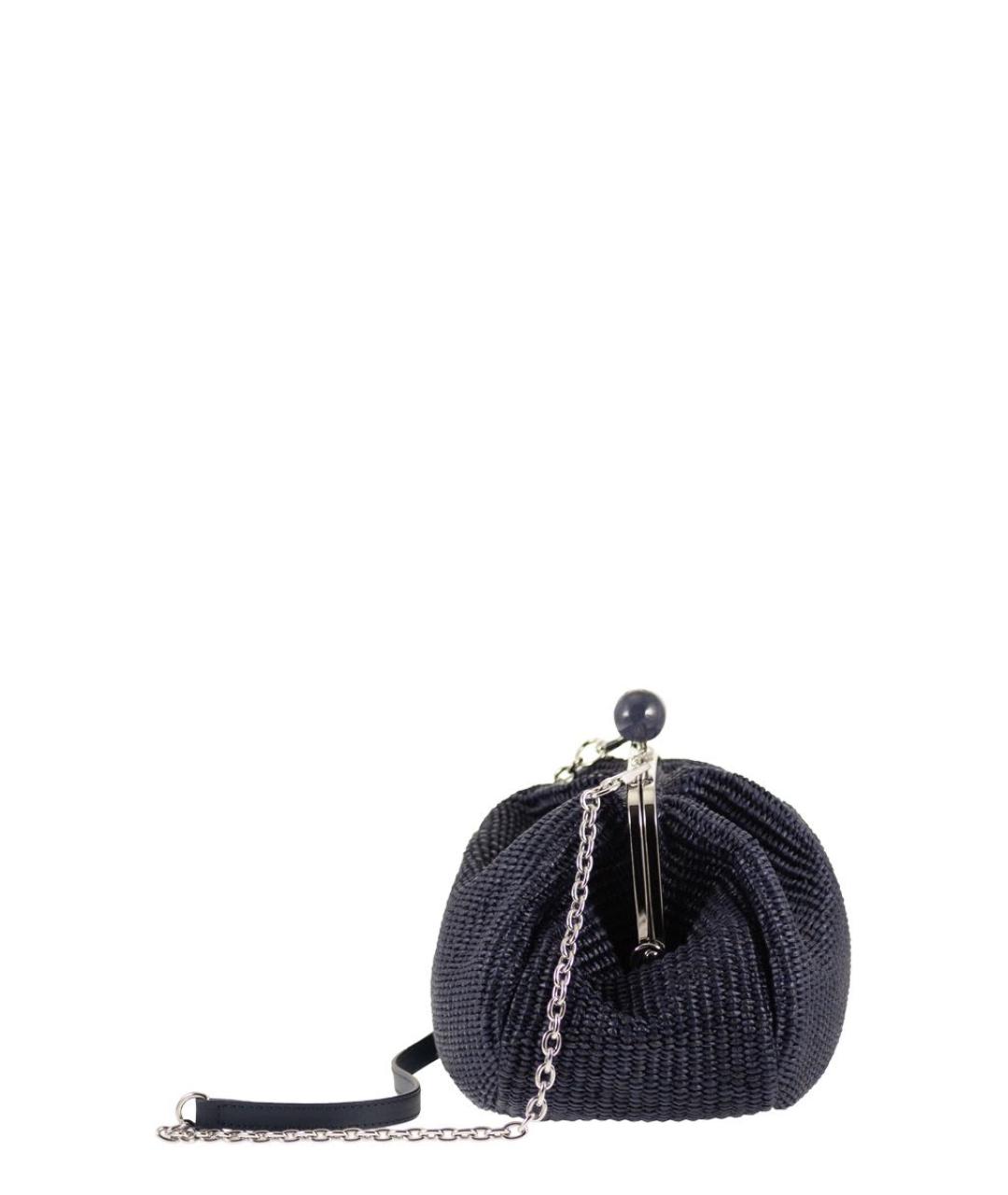 WEEKEND MAX MARA Синяя сумка через плечо, фото 3
