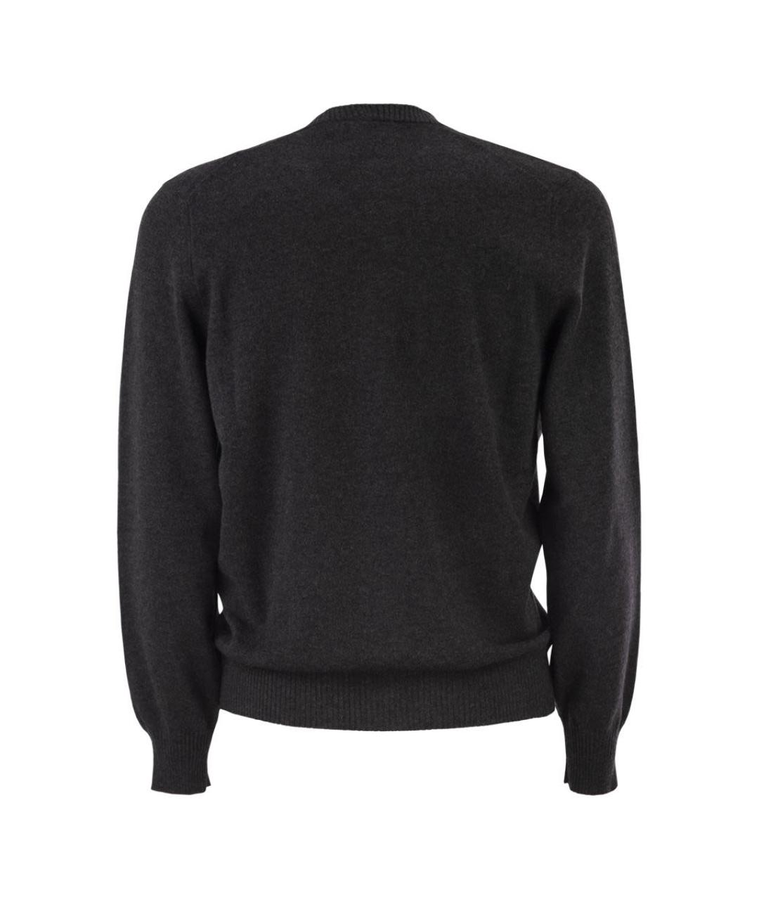 BRUNELLO CUCINELLI Антрацитовый кашемировый кардиган, фото 2