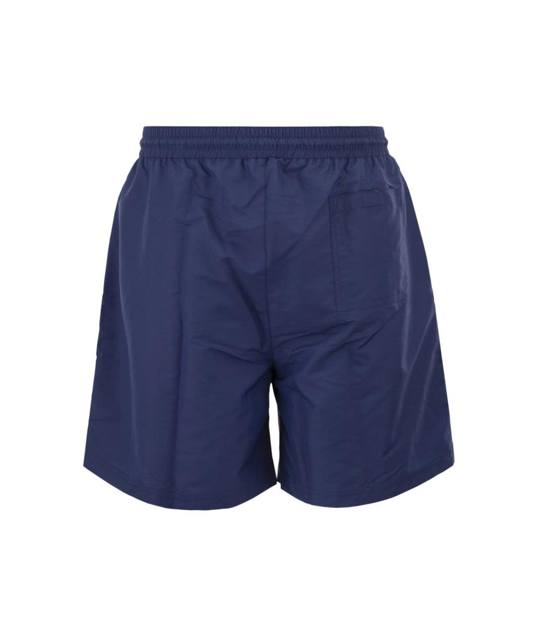 BRUNELLO CUCINELLI Синие полиэстеровые плавки, фото 2