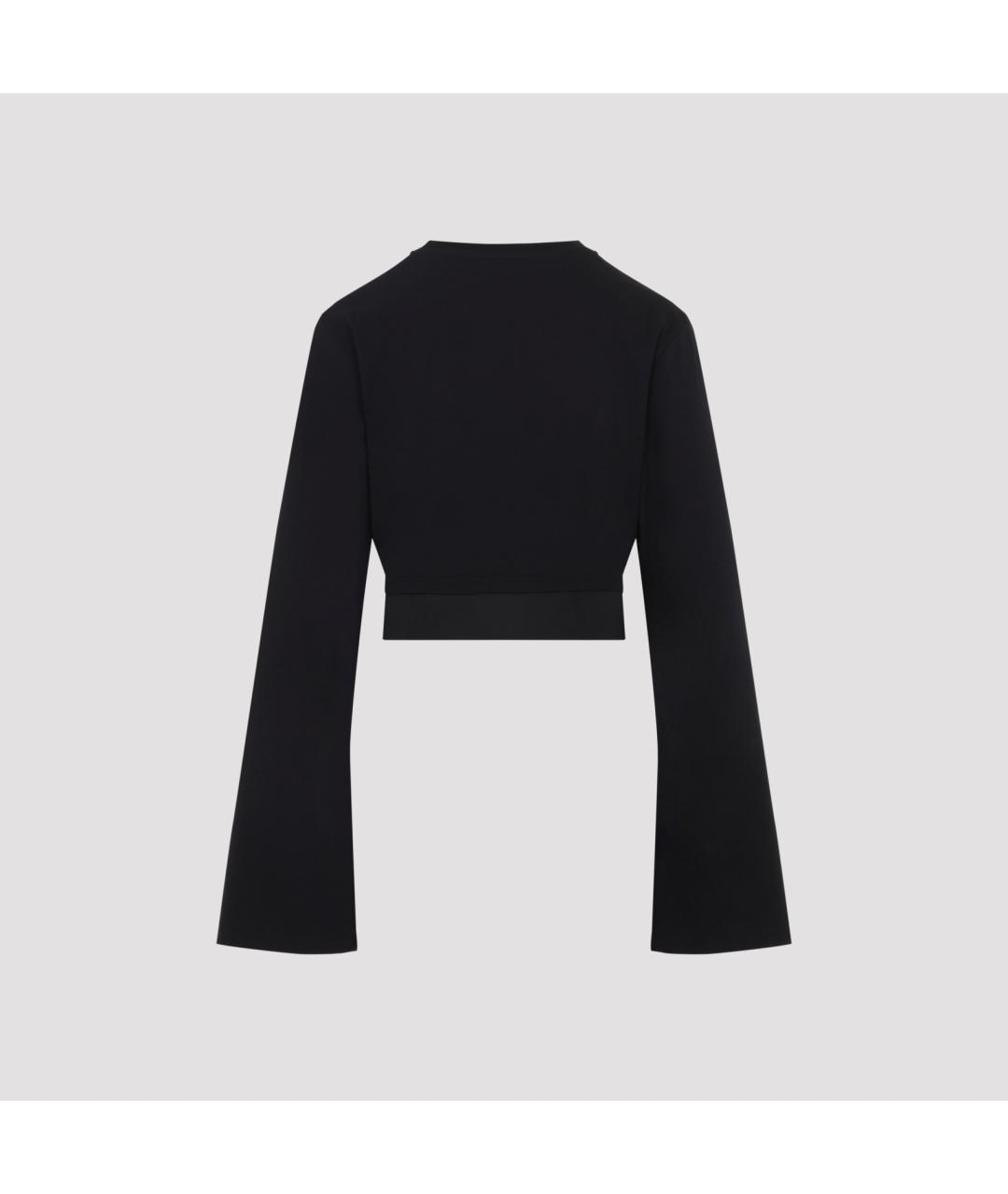 LANVIN Черная хлопковая блузы, фото 3