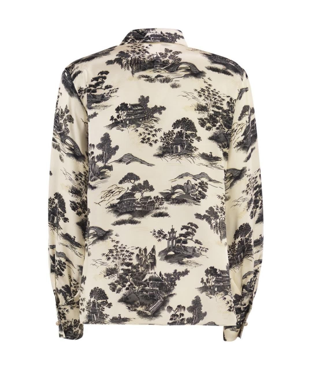 MAX MARA Черная шелковая рубашка, фото 2