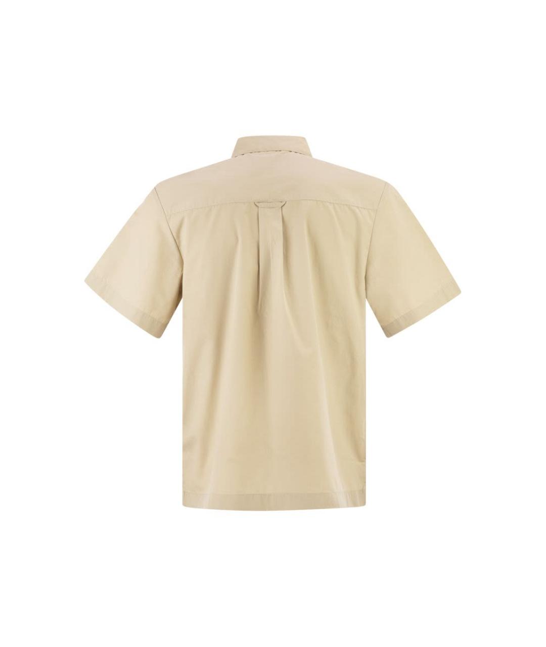 CARHARTT WIP Бежевая хлопковая кэжуал рубашка, фото 2