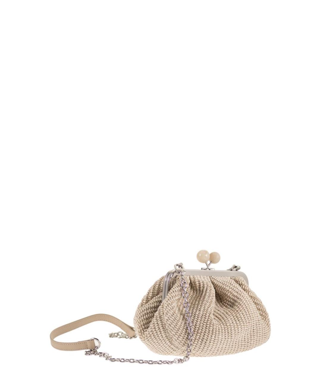 WEEKEND MAX MARA Бежевая сумка через плечо, фото 4