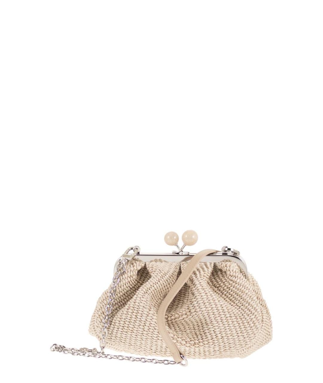 WEEKEND MAX MARA Бежевая сумка через плечо, фото 2