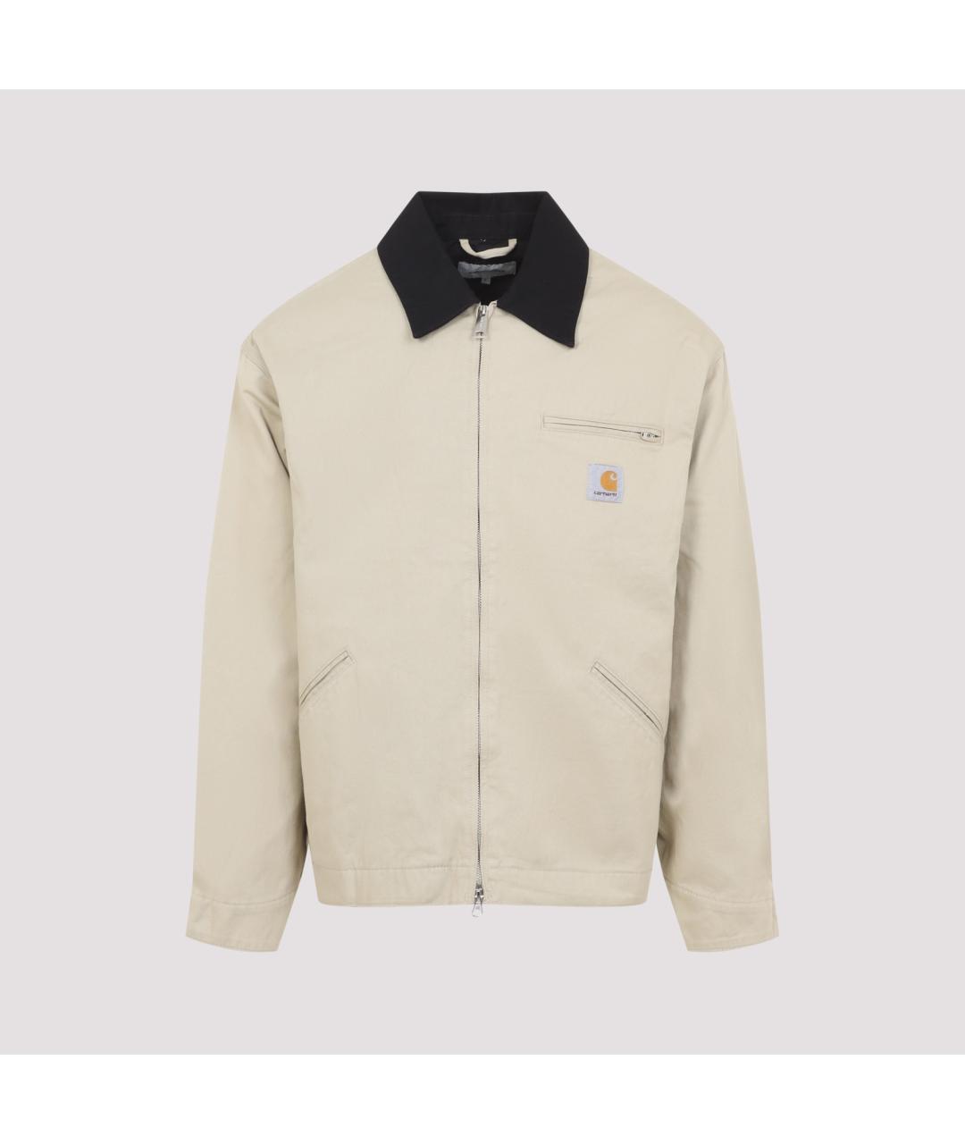 CARHARTT WIP Бежевая хлопковая куртка, фото 2