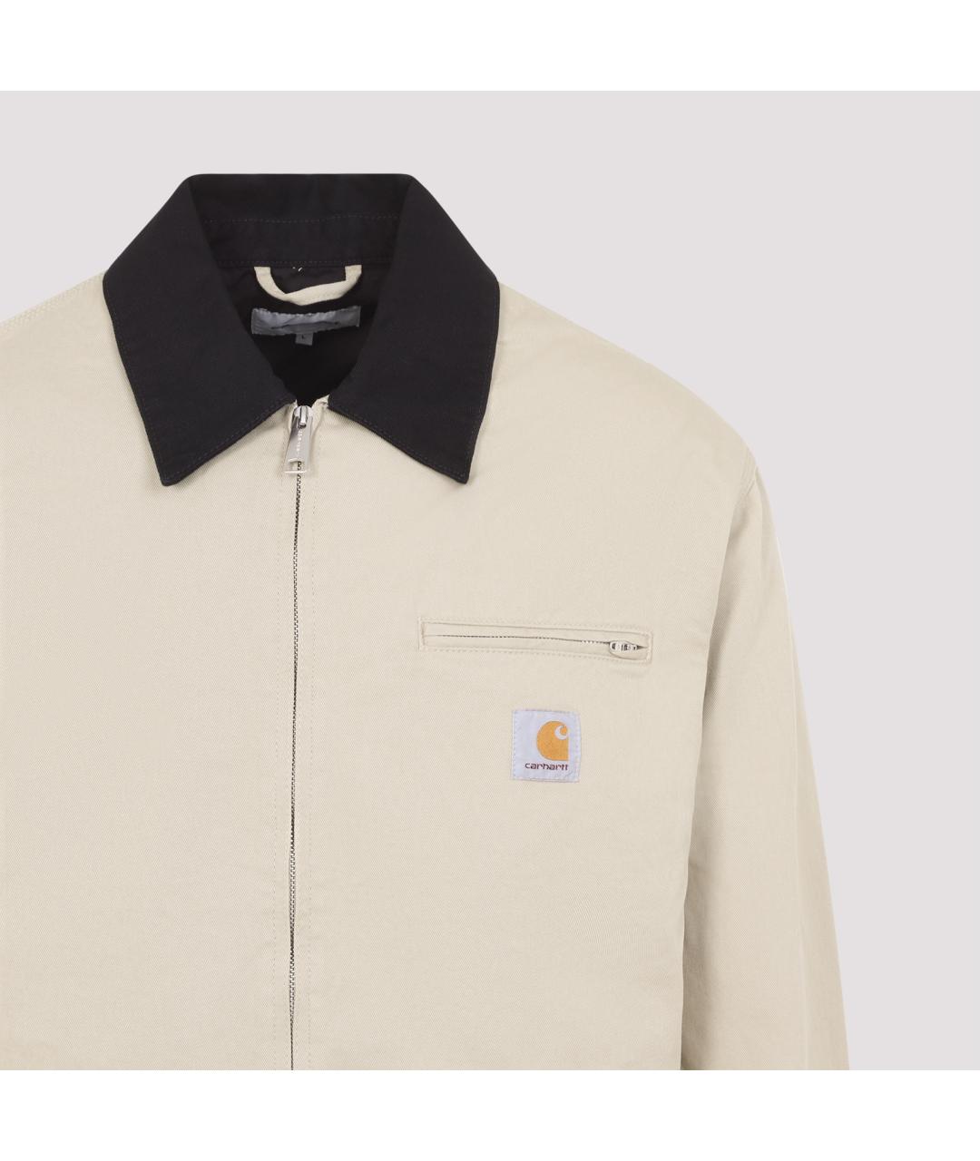 CARHARTT WIP Бежевая хлопковая куртка, фото 4