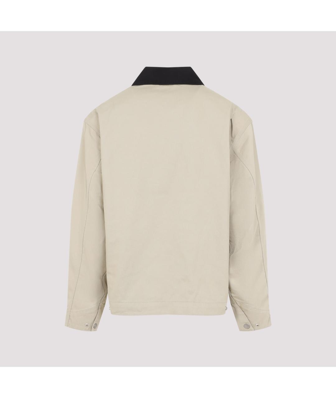 CARHARTT WIP Бежевая хлопковая куртка, фото 3
