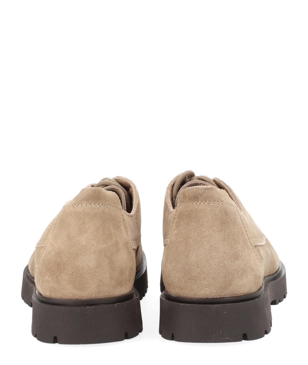 BIRKENSTOCK Бежевые кожаные лоферы, фото 4