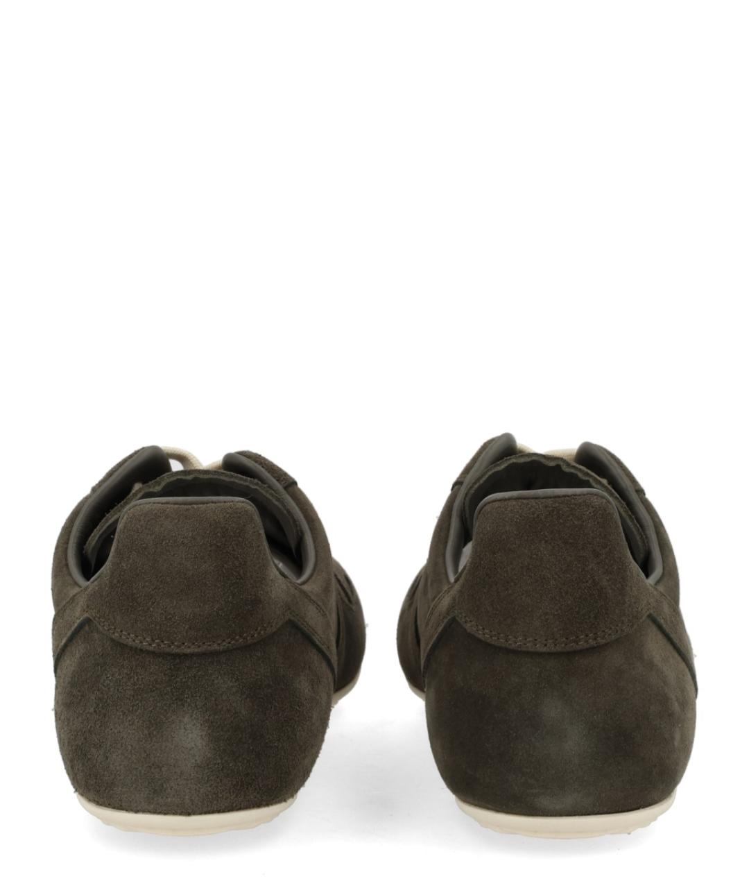 RICK OWENS Мульти замшевые низкие кроссовки / кеды, фото 4