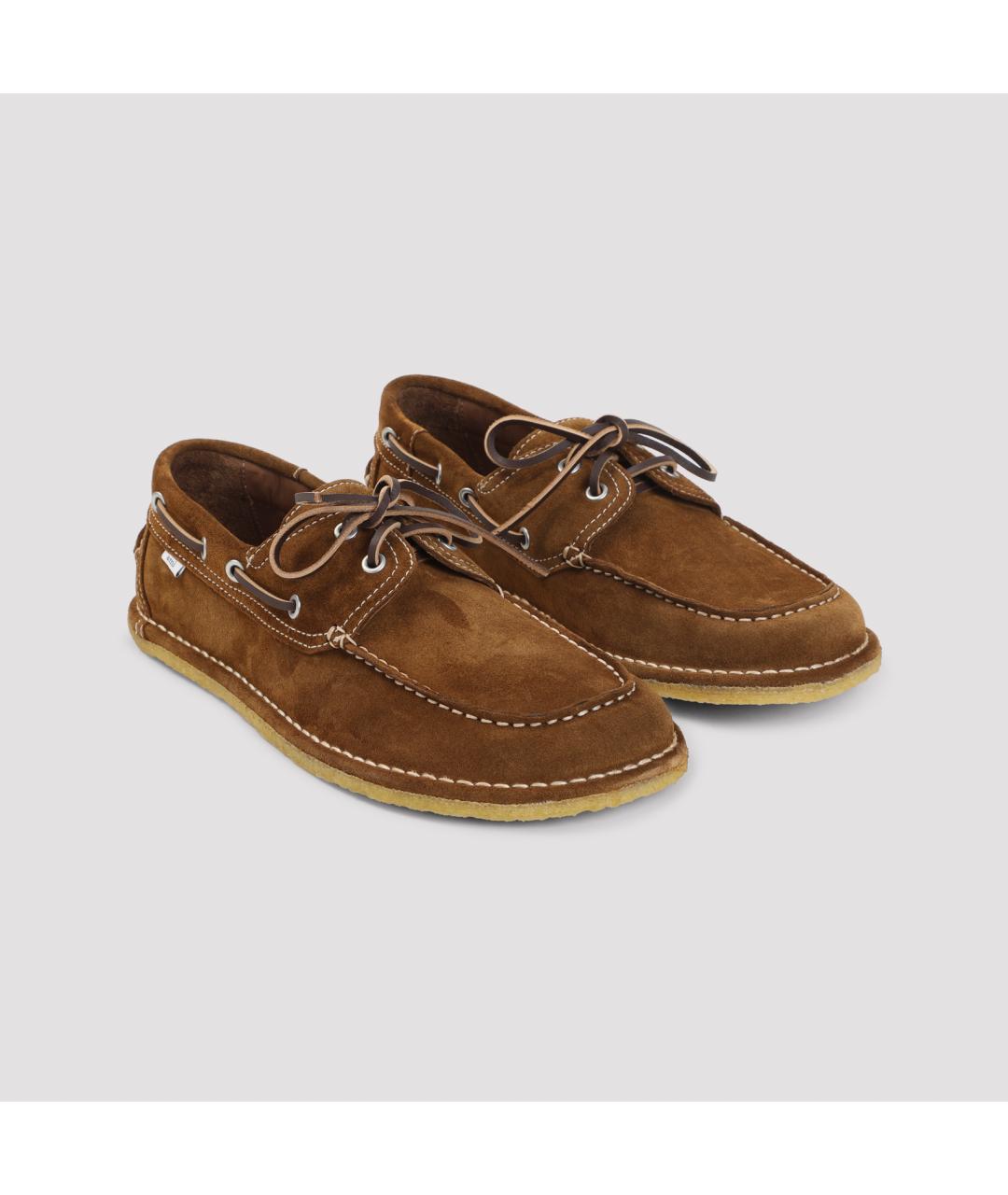 Ami Paris Коричневые кожаные лоферы, фото 4