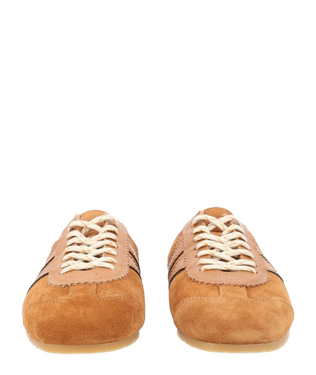 DRIES VAN NOTEN Коричневые кожаные лоферы, фото 2