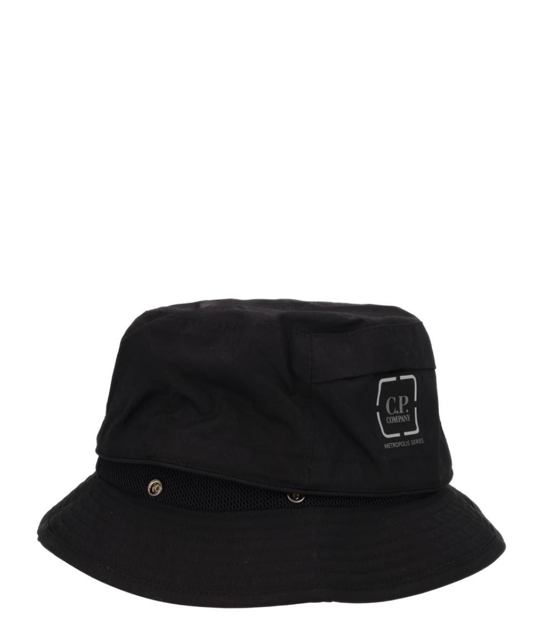 CP COMPANY Черная хлопковая шляпа, фото 2