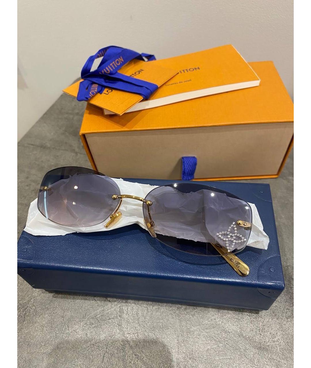 LOUIS VUITTON Мульти металлические солнцезащитные очки, фото 2