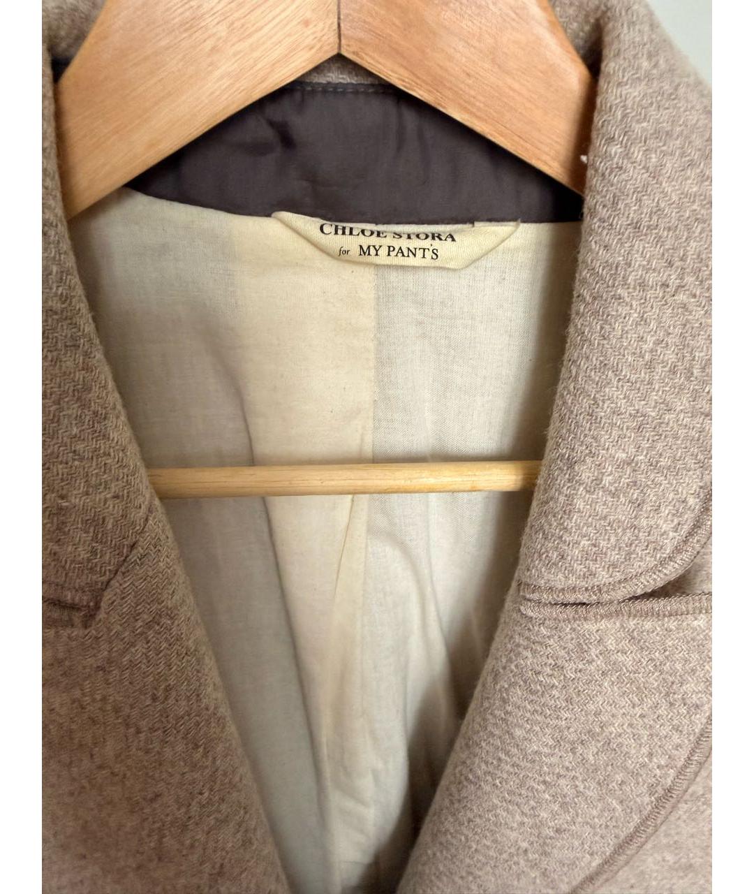SEE BY CHLOE Бежевый шерстяной жилет, фото 4