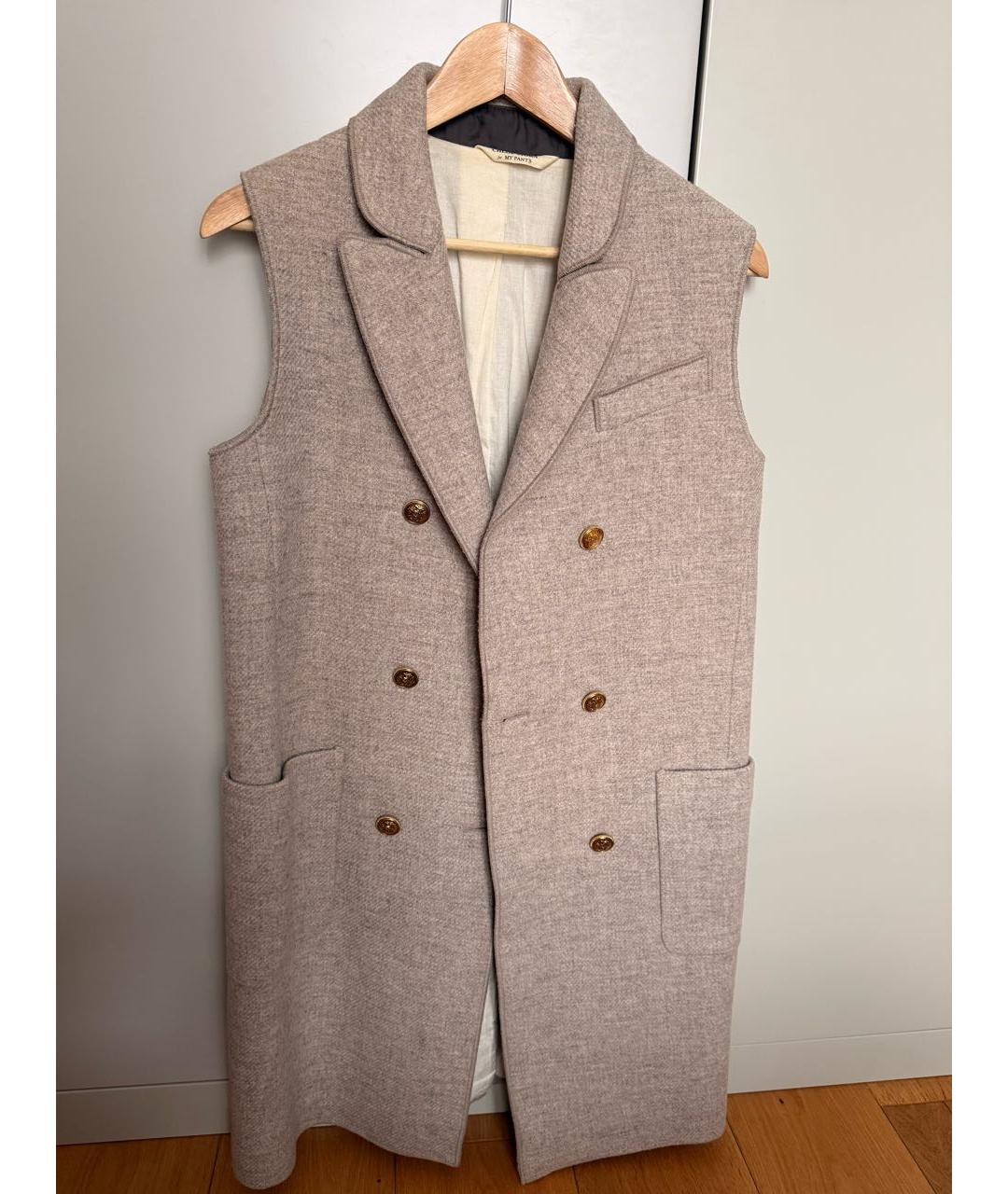 SEE BY CHLOE Бежевый шерстяной жилет, фото 5