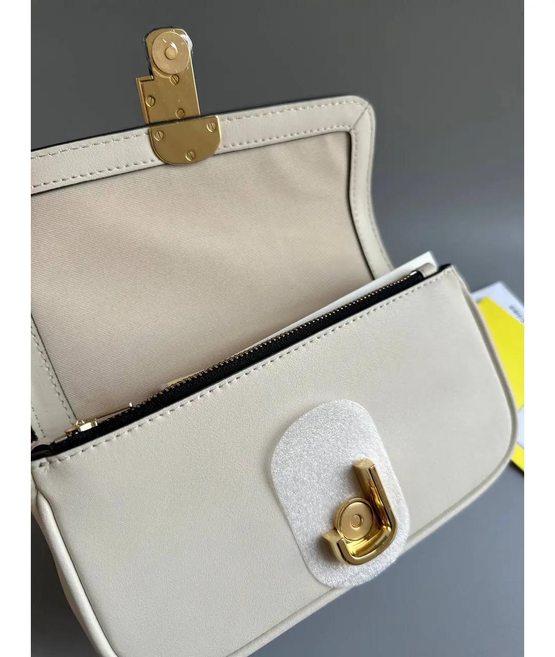 MARC JACOBS Бежевая кожаная сумка через плечо, фото 4