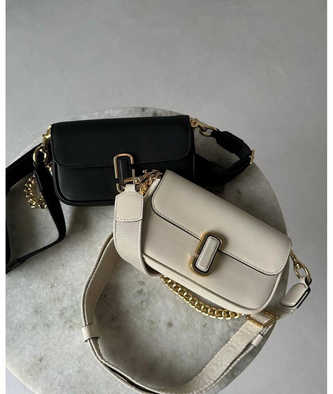 MARC JACOBS Бежевая кожаная сумка через плечо, фото 7