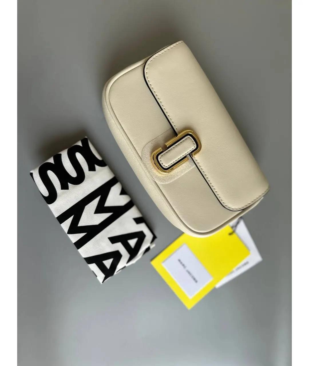 MARC JACOBS Бежевая кожаная сумка через плечо, фото 2