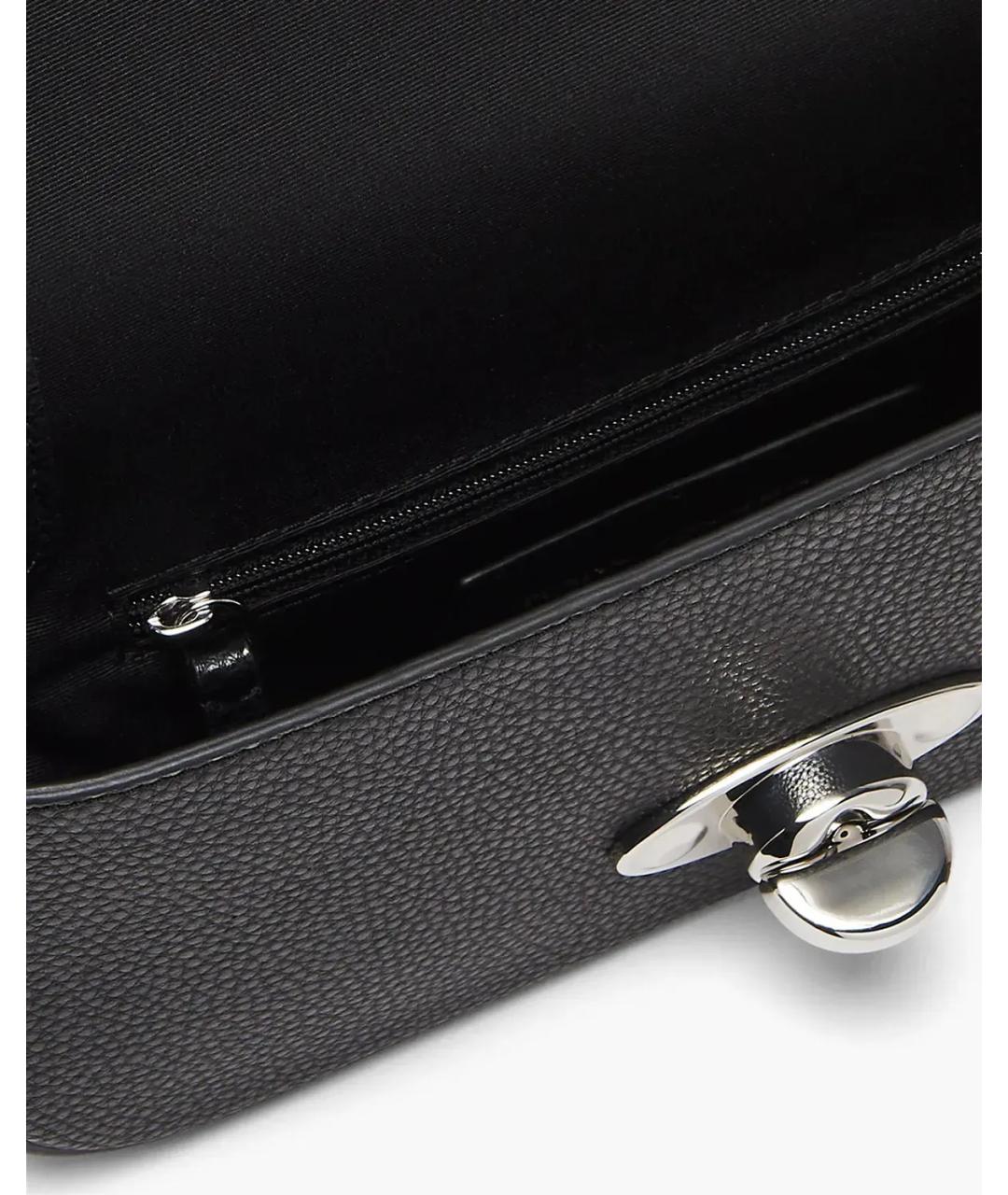 MARC JACOBS Черная кожаная сумка через плечо, фото 4