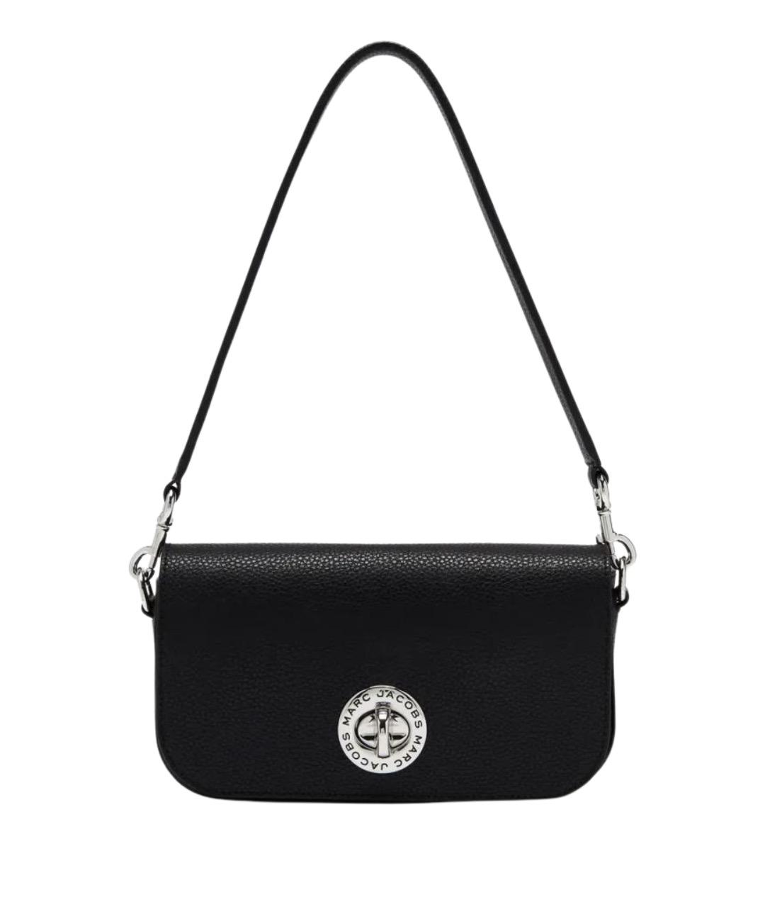 MARC JACOBS Черная кожаная сумка через плечо, фото 1