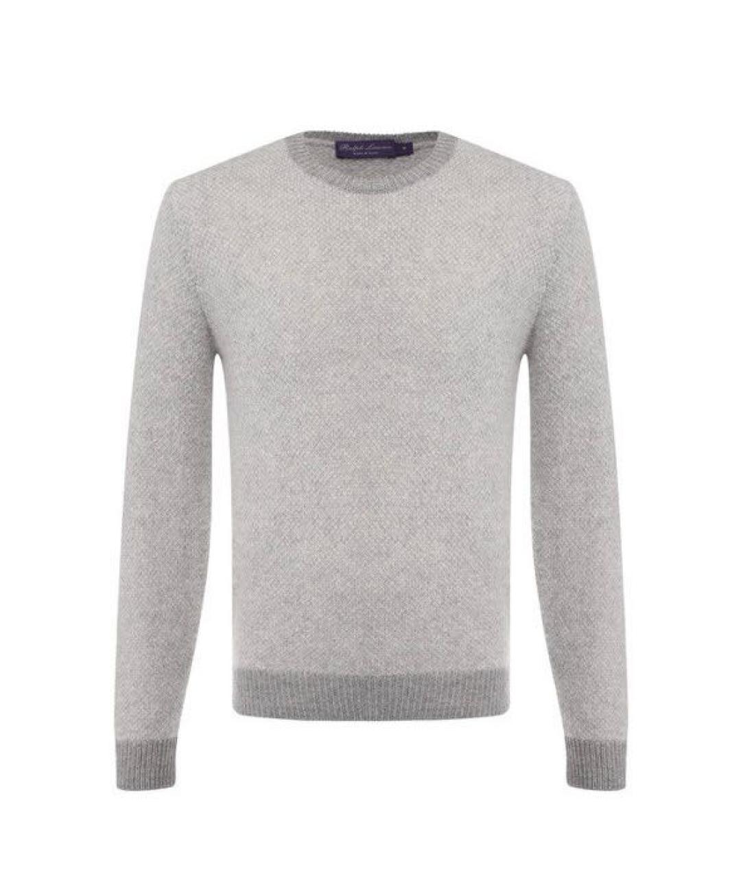 RALPH LAUREN Серый кашемировый джемпер / свитер, фото 1