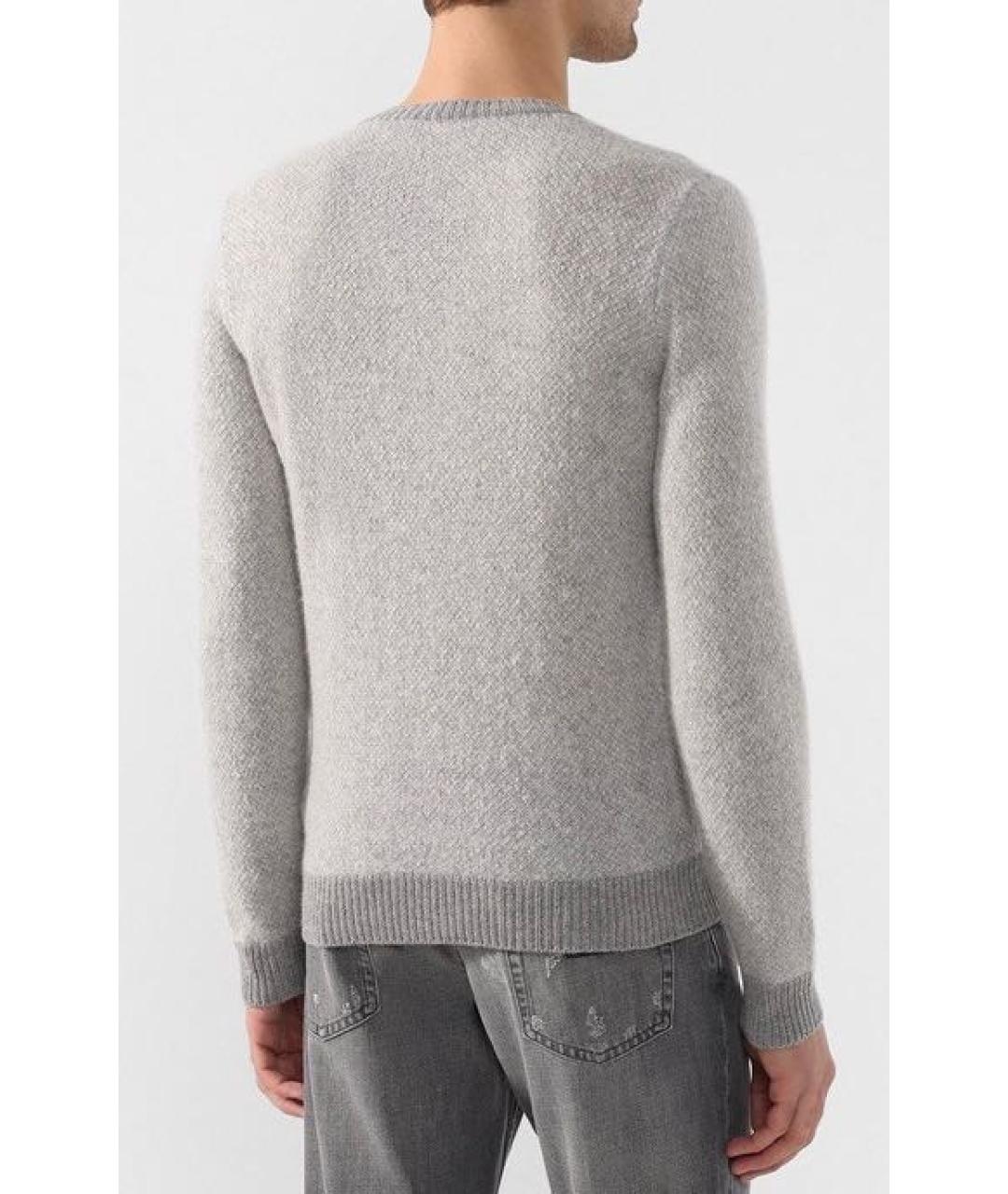 RALPH LAUREN Серый кашемировый джемпер / свитер, фото 3