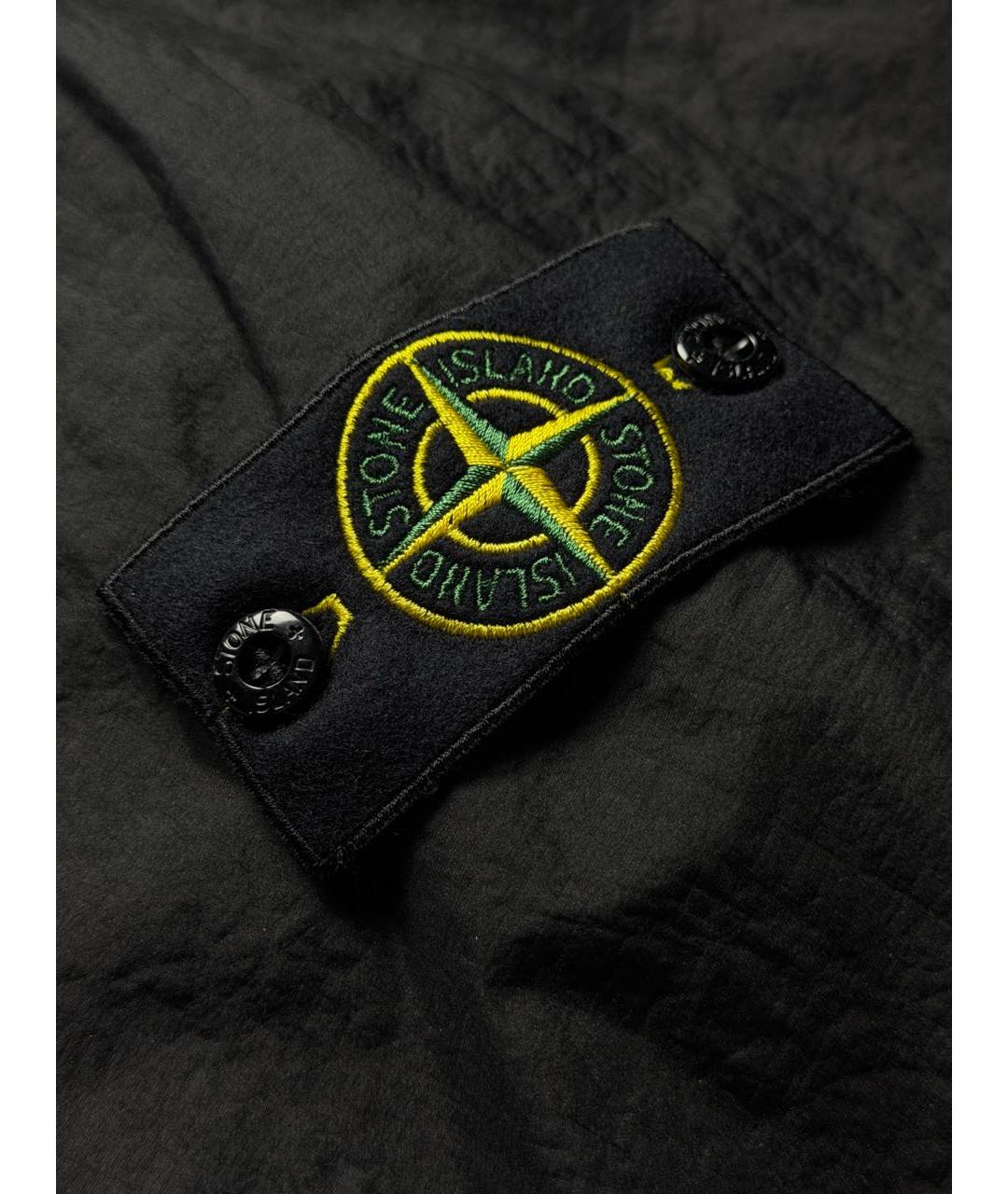 STONE ISLAND Черная куртка, фото 4
